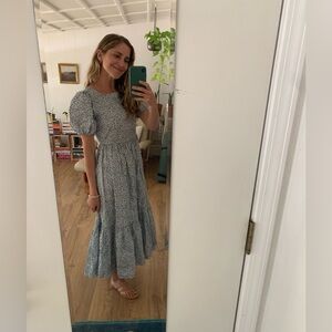 Doen Blue Floral Dress